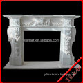 Luxury Hand Carved Stone Fireplace Mantel